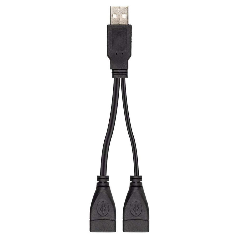 USB Splitter Cable 2 Port Data Transmission Charging Hub for Tesla Model 3