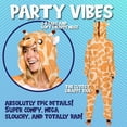 thumbnail image 2 of FUNZIEZ! - Giraffe Slim Fit Adult Unisex Novelty Union Suit Costume for Halloween - Large, 2 of 2