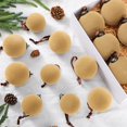thumbnail image 3 of 18 piezas de bolas navideñas de terciopelo para árbol de Navidad, adornos de bolas de plástico para árbol de Navidad, adornos navideños de terciopelo para colgar en el árbol de Navidad, 3 of 5