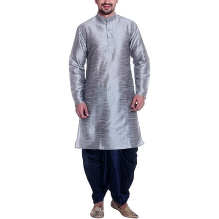 

Royal Men s Grey Kurta Dhoti_44
