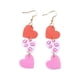 thumbnail image 2 of Pendientes con colgante de corazón unos pendientes, 2 of 8