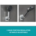 thumbnail image 4 of Soporte para cabezal de ducha GwernKB ajustable con adhesivo para pared, 4 of 9