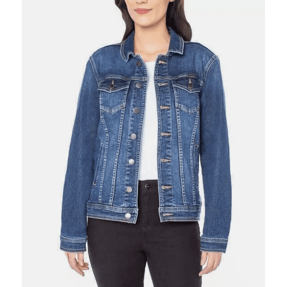 Well Worn Women's Button Up Denim Jacket Small