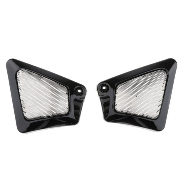 Aro de Motocicleta Negro Kusrkot Revestimiento de Ventilación de Aire Cubierta del marco lateral de la caja de aire