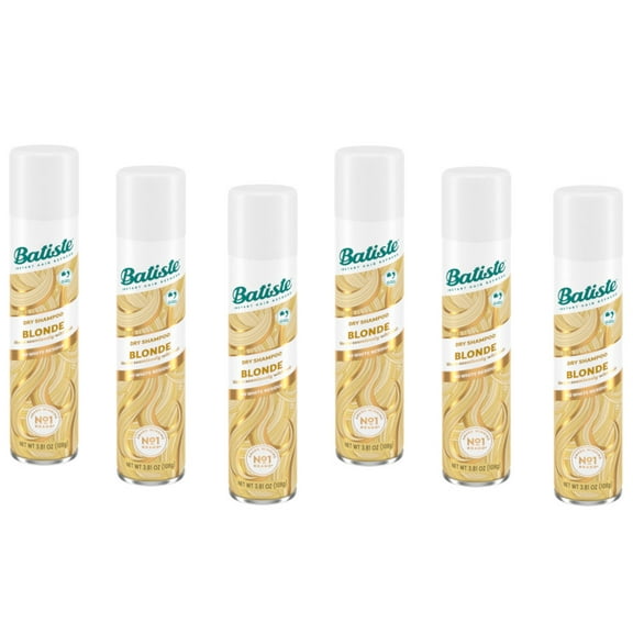 Batiste Dry Shampoo Plus, Brilliant Blonde 6.73 oz (Pack of 6)