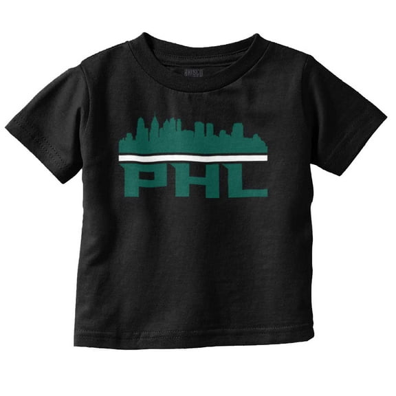 Philadelphia Pennsylvania Skyline Toddler Boy Girl T Shirt Infant Toddler Brisco Brands 6M