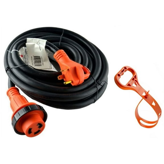 GoWISE Power 25-Feet 30 Amp RV Power Cord with Molded Connector and Handle RVC3001