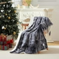 thumbnail image 2 of KATIDAP Heated Blanket with Dual Control, with 5 Heat Levels & 10 Hours Auto Off, ETL Certified Soft Thicken PV Plush Electric Throw Blanket, Gray Tie-Dye, 90" x 100", 2 of 7