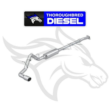 MBRP 2023 Chevy Colorado/GMC Canyon Aluminized Steel 3in Cat-Back Single Side Exit
