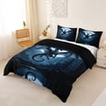 thumbnail image 3 of Metsweet Animal Dragon Bedding, Gothic Theme Duvet Cover Full, Blue Black,Black Reversible,3pcs,1 Duvet Cover and 2 Pillowcases, 3 of 6