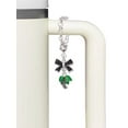 thumbnail image 3 of Delight Jewelry Silvertone Mini Enamel Palm Tree - Silvertone Bow Charm Accessory for Tumblers and Thermal Cups, 3 of 4