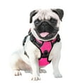 thumbnail image 3 of No Pull Dog Harness Medium Reflective Front Clip Vest with Handle,Adjustable 2 Metal Rings 3 Buckles,[Easy to Put on & Take Off](M, Orange), 3 of 4