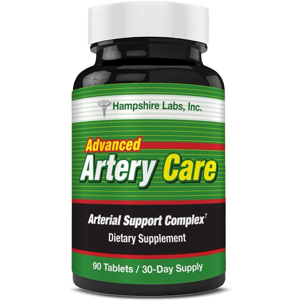 Advanced Artery Care Supplement for Heart Health Support. Promotes Healthy Arteries. 30 Day