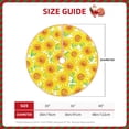 thumbnail image 2 of Fotbe Sunflowers2 Pattern Christmas Tree Skirt, Tree Skirts Plush Christmas Decorations, Christmas Tree Skirts Xmas Decorations Holiday Party Decor-30", 2 of 6