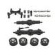 thumbnail image 3 of Accesorios para coche teledirigido 1/10, juego de piezas de coche de juguete, montaje de fijación de dirección, modelo de repuesto, eje de transmisión Negro, 3 of 8