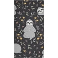 thumbnail image 7 of GZHJMY Sloth Soft Hand Towels, 2 Pcs Absorbent Bath Towel Decorative Fingertip Towels for Bathroom Gym Spa Hotel Beach Swimming Pool,14.4"x 28.3", 7 of 7