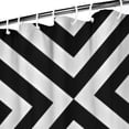 thumbnail image 3 of Black White Checkerboard Checkered Pattern Shower Curtain 72"x84" ,Bathroom Decorative Shower Curtains Set with 12 Hooks,Modern Waterproof Washable Shower Curtain, 3 of 6