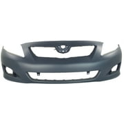 Front BUMPER COVER Compatible For Toyota Corolla 2009-2010 Primed Japan/(North America) Built
