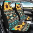 thumbnail image 4 of XYZCANDO 2 Piece Car Seat Covers for car Front Seats Front Seat Cover Washable Waterproof, Vehicle Truck Van Car Seat Covers Front Seats, Sunflowers Style, 4 of 10