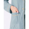 thumbnail image 5 of DARING DIVA Cotton Pajamas Long Sleeve Lounge Sets Button Down Pants M Blue, 5 of 7
