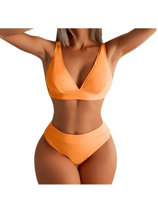 High Waisted Bikini for Women Two Piece Bathing Suit Cut Out Swimsuit Set  Tummy Control Swimwear with Boyshorts 