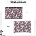 thumbnail image 3 of Fotbe Daisies Flowers Reusable Cosmetic Bag Makeup Bag for Women Large Travel Cosmetic Pouch Girls' Make Up Organizer, 3 of 8