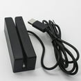 thumbnail image 4 of Lector de tarjetas USB Swipe Reader Tarjeta de asistencia de identificación de débito de crédito Lector portátil de 3 pistas con zumbador de luz LED Inevent EL4911-00B, 4 of 6