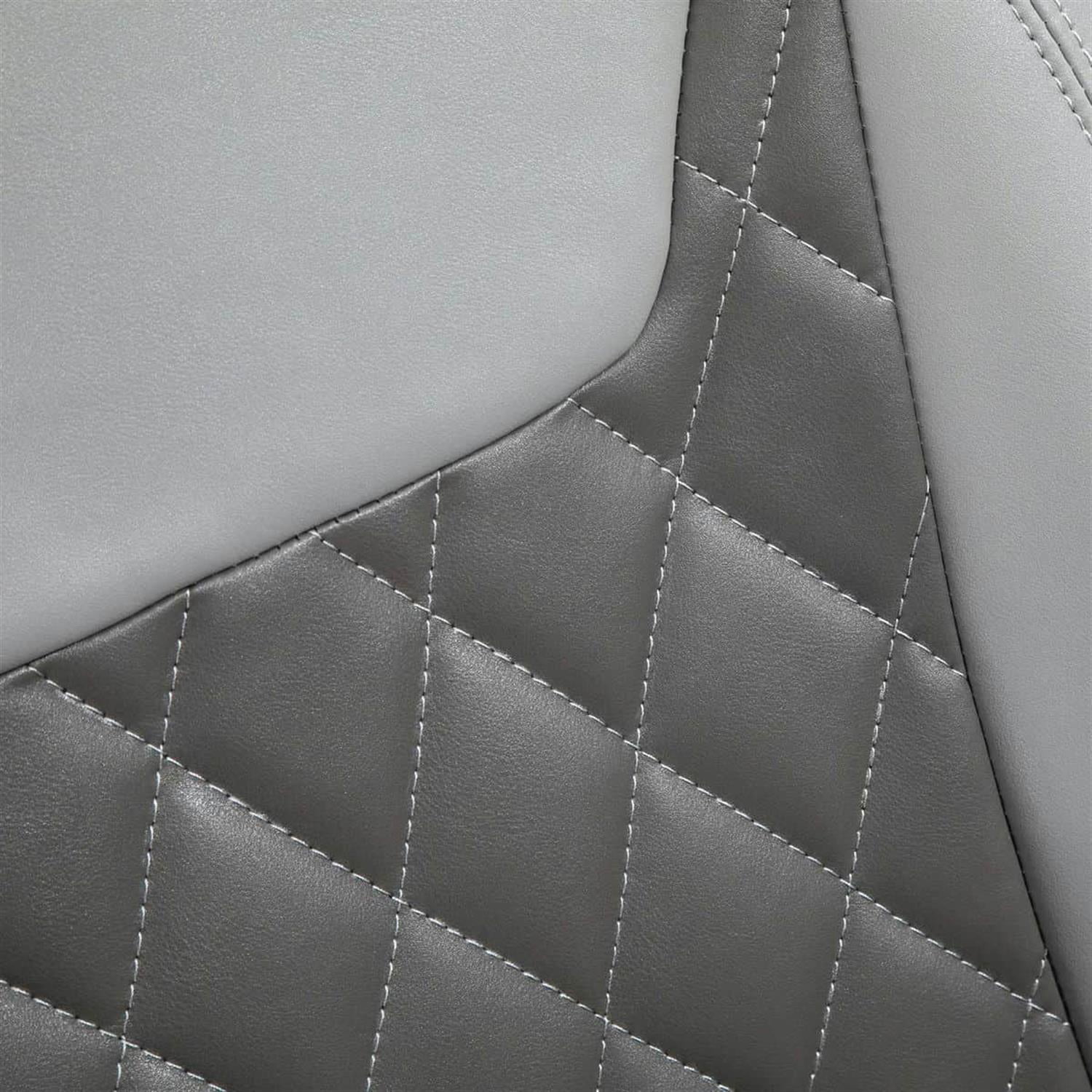 Demi Bonn 41" Faux Leather Recliner, Manual Swivel Armchair with Footrest, Round Base Home Seating, Comfortable Lounge Chair for Living Room, Gray