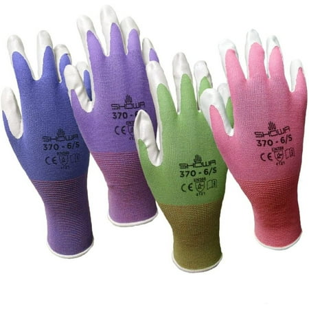 

Showa Best Glove 3706CL-08.RT Garden Nitrile Coated Glove-LRG NITRILE GLOVE Assorted Colors 1-Pair