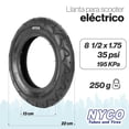 thumbnail image 2 of Llanta Nyco R8 x1.75 para Scooter Electrico P192 Negro, 2 of 4
