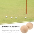 thumbnail image 5 of CATIEBYE 4Pcs Light Yellow Bocce Balls for Rolling and Decorative Use 2.8in, 5 of 5