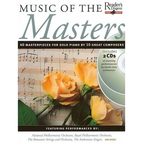 Music of the Masters: Readers Digest Piano Library Book/2-CD Pack