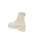 thumbnail image 2 of Steve Madden Holley Bone Chunky Block Heel Rounded Toe Pull On Ankle Boots (Bone, 11), 2 of 9