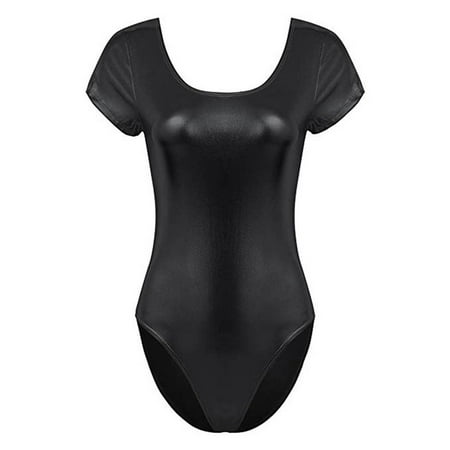 

Aayomet Lingerie Set Women s Wetlook Body Shiny Ballet Leotard Dance Body Jumpsuit Party Dance Wear Disco Black XL