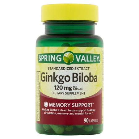 Spring Valley Ginkgo Biloba Extract Tablets, 120 mg, 90 Ct