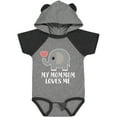 thumbnail image 3 of Inktastic Mommom Loves Me Grandchild Boys or Girls Baby Bodysuit, 3 of 5