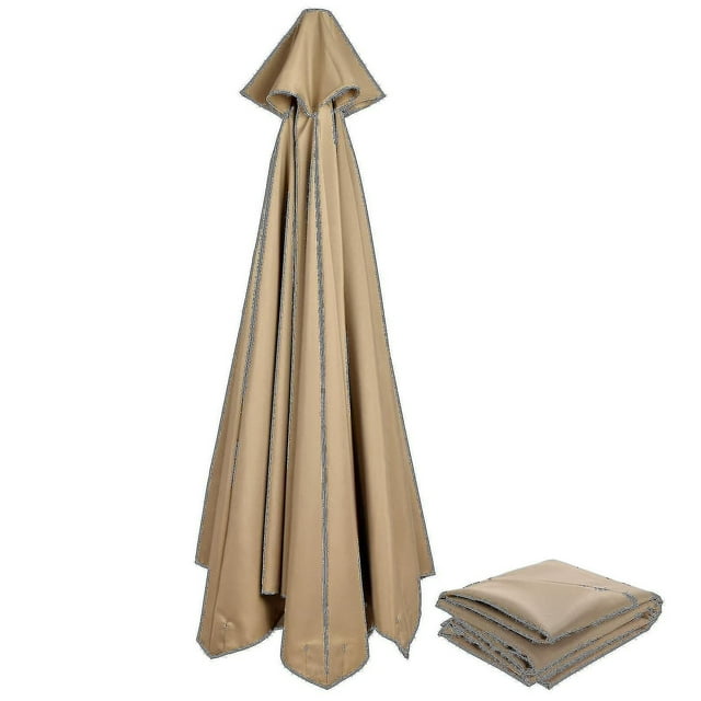 Housse de Parasol de Jardin Promo Chaude en Tissu, Auvent de Remplacement pour Parasol de Patio à 6/8 Bras, Rabais de 50 %
