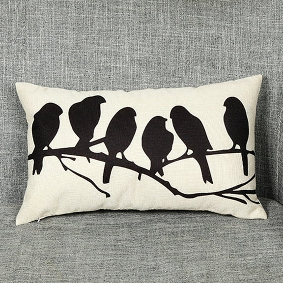 Pompotops Clearance Sales Rectangle Pillow Cover Cushion Case Toss Pillowcase Hidden Zipper Closure