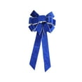 thumbnail image 1 of Lazo de puerta de Navidad perfecl Colgante de lazo grande Azul, 1 of 8