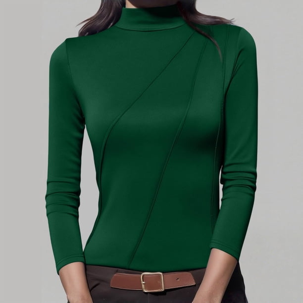 MHFRRA Camisetas Casuales para Uso Diario con Tela Cómoda y Diseño Elegante para Un Guardarropa Versátil. Verde