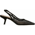 thumbnail image 2 of Sam Edelman Women's Bianka Sling Black Glitz Mesh Heels 10.5M, 2 of 5