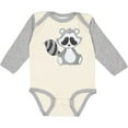 thumbnail image 3 of Inktastic Cute Woodland Animal Raccoon Boys or Girls Long Sleeve Baby Bodysuit, 3 of 5