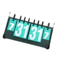 thumbnail image 1 of Scoreboard, Steel PVC Sports Score Keeper Green Waterproof Multifunctional  For Table Tennis, 1 of 8