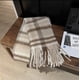 thumbnail image 1 of Nvzi Bufandas de moda Chal largo Invierno Grueso Cálido Tejido Bufanda grande a cuadros, Beige B, 1 of 4