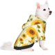 thumbnail image 2 of Balery European-style Pattern Sunflower Sudadera con Capucha para Perros Pequeños – Ropa para Mascotas, Disfraz para Perros y Gatos, Ideal para Fiestas y Cosplay-Small, 2 of 7