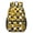 Sunflower And Checkerboard, variant on Sunflower and Figure Orange Pattern 17" School Backpacks for Teens,Waterproof Oxford Fabric,S-Shape Padded Straps for School,Travel,Hiking,Camping