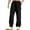 Black, variant on Men Casual Pants Regular Fit Men's Casual Trousers For Daily Wear And Outdoor Activities Comfortable Loose Fit Lightweight Breathable