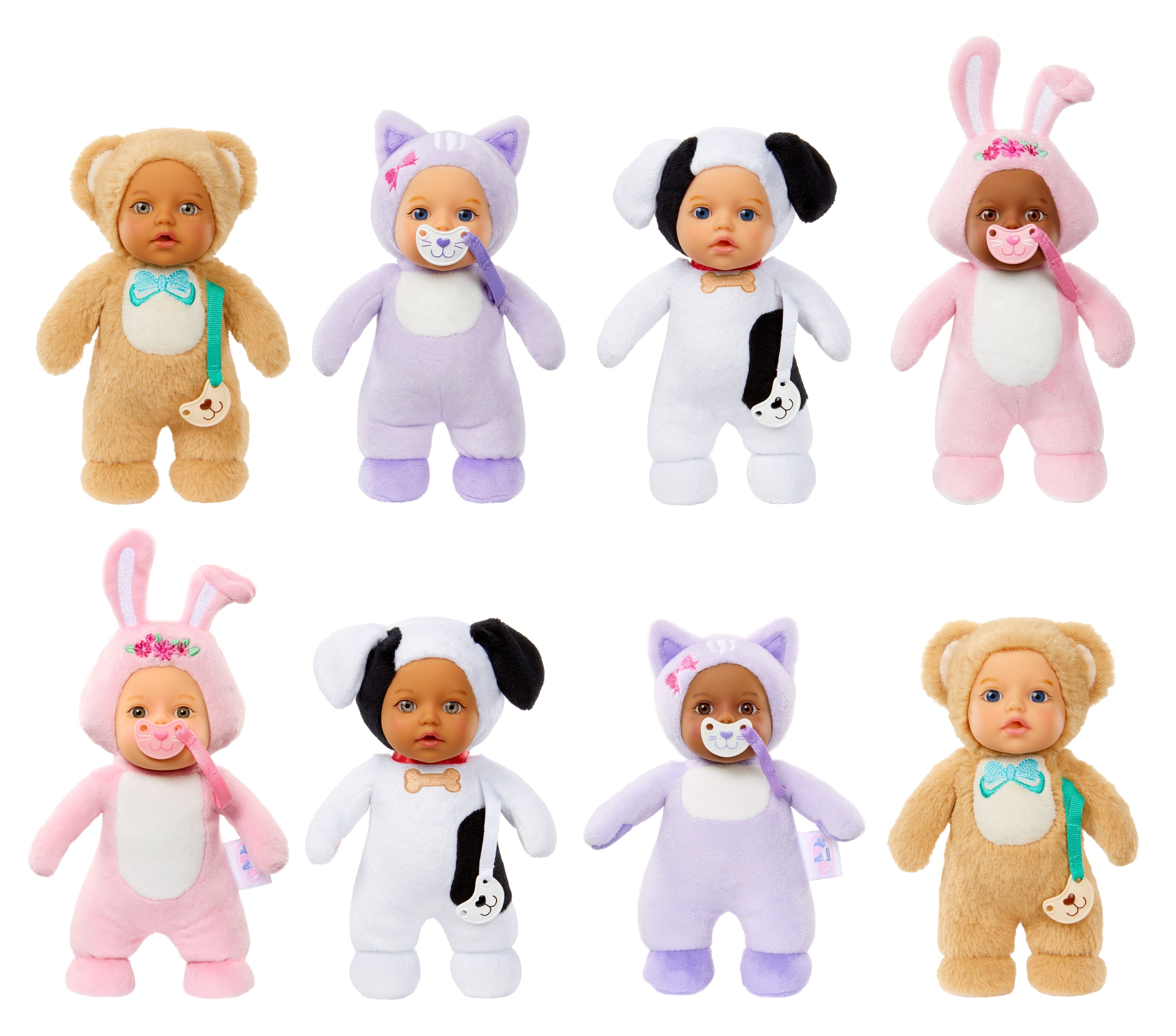 Baby Born Cozy Cuties Soft Baby Doll - Bunny with Gray Eyes, Plush for Newborns Ages 0 & up