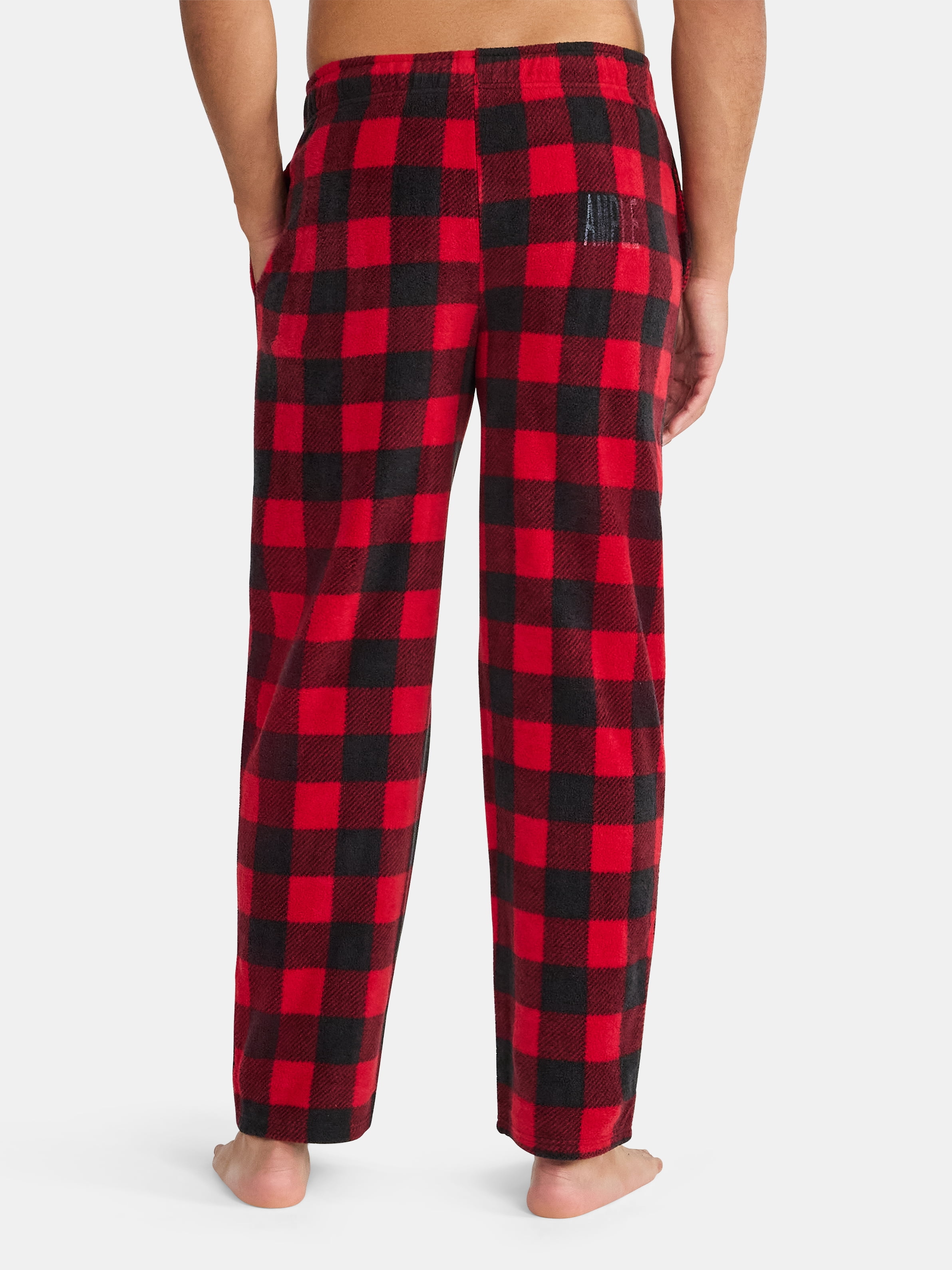 Holiday Time Men's Rolled Sleep Pants with Pockets, Size S-2XL