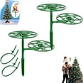 thumbnail image 4 of JWshufel Christmas Tree Topper Holder Stabilizer with Hook and Loop Fasteners for Secure and Easy Installation Suit for Christmas Enthusiasts 7.1in Green, 4 of 4